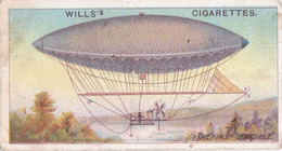 AVIATION 1910  -   6 1st Dirigible 1852  - Wills Cigarette Card - Original  - Antique - Airship - Balloon - Wills