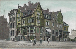 Westende-Bains.   -   Groupe De Villas   -   1907   Naar   Bruxelles - Westende