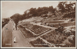 The Cliff Gardens, Westcliff-on-Sea, Essex, 1938 - Valentine's RP Postcard - Southend, Westcliff & Leigh