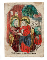 Image Pieuse 18e S.  Visitatio S. Elisabethae 7 X 9,50 Cm - Imágenes Religiosas