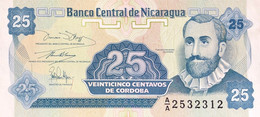 Nicaragua 25 Centavos, P-170 (1991) - UNC - Nicaragua