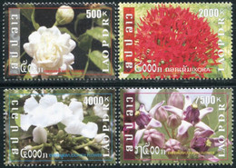 Laos 2009 - Yt 1719/22 ; Mi 2121/24 ; Sn 1780/83 MNH Flowers - Laos