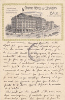 Suisse - Hôtel - Bâle - Grand Hôtel De L'Univers - Circulée 25/09/1908 - Litho - Bazel