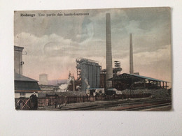 Carte Postale Ancienne (1911) Rodange Une Partie Des Hauts-fourneaux - Esch-Alzette