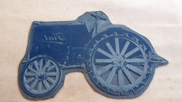 ANCIENNE PLAQUE IMPRIMERIE TRACTEUR - Tractores