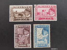 (ti) (MLYJO57-1) MALAYA MALAYSIA MALAISIE JOHORE 1957 Oblitérés - Johore