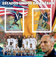 Guinea Bissau 2010, Sport, FIFA World Football Cup 2010, USA Team, BF IMPERFORATED - 2010 – South Africa