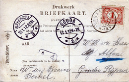 Grootrond BERKEL (Z.H.) Op Nr. 51 Op Ansicht - Poststempel