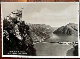 AK: MONTE SAN SALVATORE  - VUE SUR MELIDE 1936... JOLIE ! - Melide