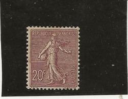 SEMEUSE LIGNEE N° 131 NEUF CHARNIERE -ANNEE 1903 - COTE : 75 € - 1903-60 Semeuse Lignée