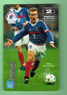 INTERCALL 2 Minutes *** FOOT - DIDIER DESCHAMPS *** Tirage Limite *** (A1-P19) - Prepaid Cards: Other