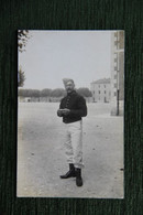 MILITARIA - Carte Photo D'un Militaire (133 Sur Le Col) - Personnages