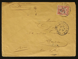 Lettre De La Banque Lyonnaise De Casablanca Pour Rouen - 1915 - Lettres & Documents