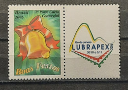 2006 - Brazil - MNH - Lubrapex - 1 Stamp With Label - Neufs