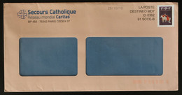 Lettre Pseudo Entier Secours Catholique - 2010 - Pseudo-entiers Privés