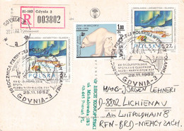 POLAND - PICTURE POSTCARD SPITSBERGEN 1982 > LICHTENAU/DE / PR140 - Lettres & Documents
