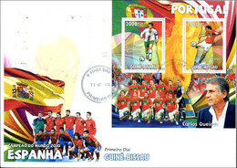 Guinea Bissau 2010, Sport, FIFA World Football Cup 2010, Portugal Team, FDC - 2010 – South Africa