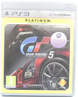 SONY PLAYSTATION THREE PS3 : GRAN TURISMO 5 THE REAL DRIVING SIMULATOR - PLATINUM - POLYPHONY - PS3