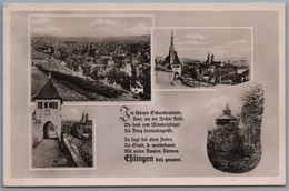 Esslingen Am Neckar - S/w Mehrbildkarte 9 - Esslingen