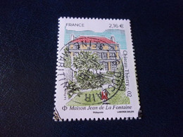 5510 OBLITERATION RONDE  SUR TIMBRE GOMME ORIGINE JEAN DE LA FONTAINE - Used Stamps