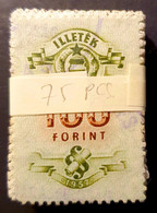 Bundled 75 Pcs. 1957 Hungary Ungarn Hongrie - Tax Judaical Fiscal Revenue Stamp - 100 Ft / Bündel - Steuermarken
