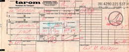 Romania, 1980's, Vintage Flight Ticket - Bucuresti / Sofia, TAROM Airlines - Historische Documenten