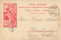 "BASEL / FIL S.C.B." Auf UPU-Postkarte (ab0292) - Chemins De Fer