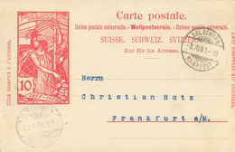 UPU-Postkarte Von Solothurn (ab0294) - Entiers Postaux