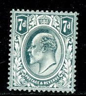 Great Britain MH 1909-10 King Edward Vll - Nuevos