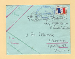 Timbre FM - Fort De France - Martinique - 1970 - Infanterie De Marine - Militaire Zegels