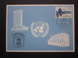 A RARE 1979 RHEIN-RUHR POSTA 79 SOUVENIR CARD WITH FIRST DAY OF EVENT CANCELLATION. ( 02234 ) - Storia Postale