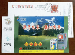 National Pharmacopoeia First Class Of Chinese Medicine,China 2001 Jinshuibao Capsules & Film Coated Tablets Advert PSC - Pharmacy