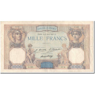 France, 1000 Francs, 1 000 F 1927-1940 ''Cérès Et Mercure'', 1927-04-06, TB+ - 1 000 F 1927-1940 ''Cérès E Mercure''