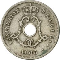 Monnaie, Belgique, 5 Centimes, 1905, TTB, Copper-nickel, KM:55 - 5 Cent