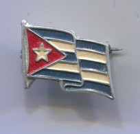 Republica Of Cuba - Flag Blazon Coat Of Arms, Vintage Pin Badge, Abzeichen - Altri & Non Classificati