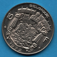 BELGIQUE 10 FRANCS 1972 KM# 155 Baudouin Ier - 10 Francs