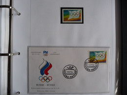 (0lymp2) RUSLAND *  FDC AND SET * 1994 MNH 100 JAAR INTERNATIONAAL OLYMPISCH COMITÉ OLYMPIC GAMES. - FDC