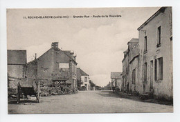 - CPA ROCHE-BLANCHE (44) - Grande-Rue - Route De La Rouxière - Edition Chapeau N° 11 - - Altri Comuni