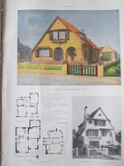 1929  LE TOUQUET  Villas Architecture   Ma Ouik Becassine Les Mutins  Pan Jo Pigeonne Les Diablotins Sunny Cottage Rosal - Le Touquet