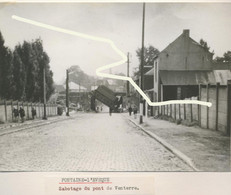 Fontaine L'Evêque. Sabotage Pont De Venterre 1944 Repro - 1939-45