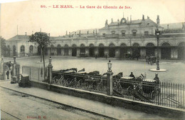 Le Mans * La Gare Du Chemin De Fer * Attelage * Le Parvis - Le Mans