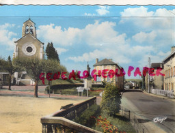 87- CHATEAUNEUF LA FORET - PLACE DE L' EGLISE  STATUE DE LA LIBERTE 1969 - Chateauneuf La Foret