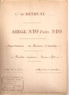 Compagnie Des Mines De Béthune, Siège N°10, Agrandissement Du Bâtiment D'extraction, Bully Les Mines, 1921 - Andere Pläne