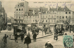 Lorient * La Place Bisson * La Rue Des Fontaines * Attelage * Tramway Tram - Lorient