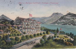 Suisse - Hôtel - Krattigen - Hôtel Kurhaus Oertlimatt - Circulée 29/07/1912 - Litho - Krattigen