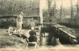 Ploemeur * Le Vieux Moulin De St Mathurin * Lavoir Laveuse Lavandière - Plömeur