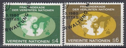 UNITED NATIONS Vienna 9-10,used - Oblitérés