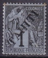 TAHITI - 1 C. De 1893 Neuf FAUX - Unused Stamps