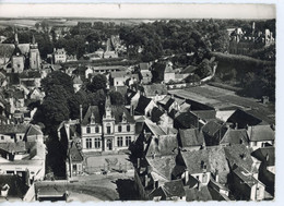 EN AVION AU DESSUS DE NOGENT LE ROI LA MAIRIE VUE AERIENNE LAPIE 1965 - Nogent Le Roi