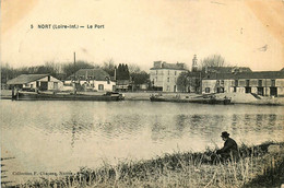 Nort * Vue Sur Le Port Du Village * Péniche Batellerie - Nort Sur Erdre